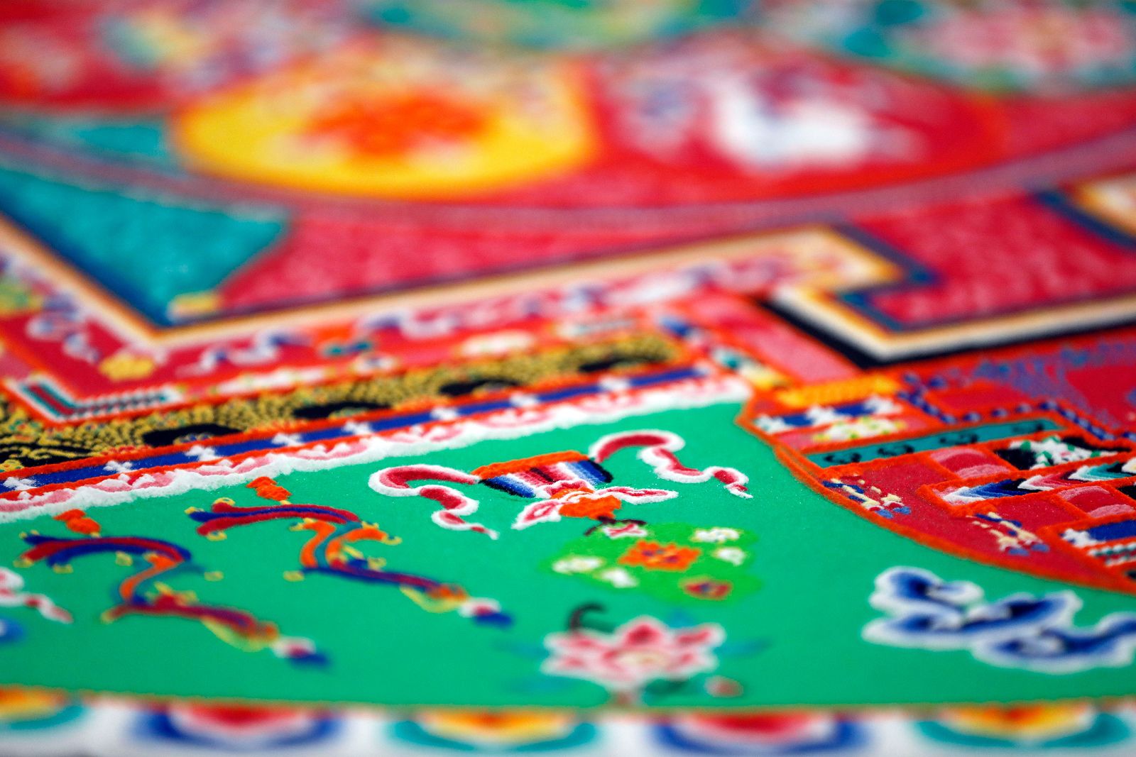 Painstakingly created, then swept away: Tibetan monks' sand mandala at Lily Dale